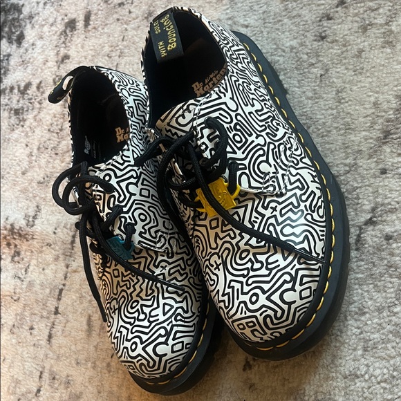 Dr. Martens Shoes - Dr. Martens Abstract 1461 x Keith Haring Oxford Shoes